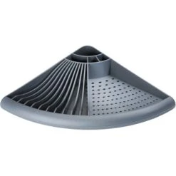 Wenko Eck-Geschirrabtropfer Grau 9 Cm X 50 Cm X 35 Cm 9 Wenko Eck-Geschirrabtropfer Grau 9 Cm X 50 Cm X 35 Cm -KüchenTraum 301766 1068 2