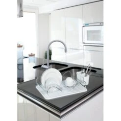 Wenko Geschirrabtropfer Clean Weiß-Chrom 12,5 Cm X 47 Cm X 32 Cm 9 Wenko Geschirrabtropfer Clean Weiß-Chrom 12,5 Cm X 47 Cm X 32 Cm -KüchenTraum 301786 1068 4