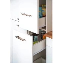 Respekta Economy Küchenzeile KB300WWBSC 300 Cm Weiß-Beton Optik -KüchenTraum 34 4384 neu KB300WWBSCG 05