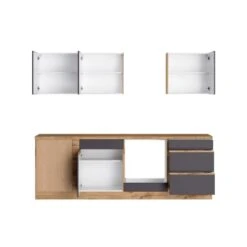 Held Möbel Winkelküche Turin 240 X 240 Cm Graphit-Wotaneiche Ohne E-Geräte 22 Held Möbel Winkelküche Turin 240 X 240 Cm Graphit-Wotaneiche Ohne E-Geräte -KüchenTraum 3527 11016600 1112.6311 2a