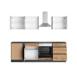 Held Möbel Winkelküche Turin 240 X 240 Cm Wotaneiche-Graphit Mit E-Geräten 24 Held Möbel Winkelküche Turin 240 X 240 Cm Wotaneiche-Graphit Mit E-Geräten -KüchenTraum 3543 11016600 1113.6310 2a