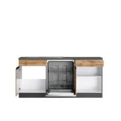 Held Möbel Winkelküche Turin 240 X 240 Cm Wotaneiche-Graphit Mit E-Geräten 25 Held Möbel Winkelküche Turin 240 X 240 Cm Wotaneiche-Graphit Mit E-Geräten -KüchenTraum 3543 11016600 1113.6310 2b