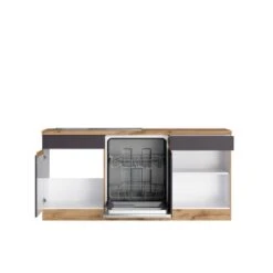 Held Möbel Winkelküche Turin 240 X 240 Cm Graphit-Wotaneiche MitE-Geräten 25 Held Möbel Winkelküche Turin 240 X 240 Cm Graphit-Wotaneiche MitE-Geräten -KüchenTraum 3550 11016600 1113.6311 2b