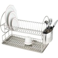 Wenko Geschirrabtropfer Exclusiv Duo Edelstahl -KüchenTraum 3884970 1068 2329100 1