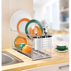 Wenko Geschirrabtropfer Exclusiv Duo Edelstahl -KüchenTraum 3884970 1068 2329100 3