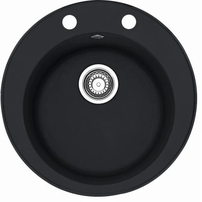 Eurodomo Einbauspüle Rondel Ø 51 CmGraphit 3 Eurodomo Einbauspüle Rondel Ø 51 CmGraphit