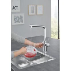 Grohe Einhand-Spültischbatterie Und Boiler Red Duo Size-L Chrom -KüchenTraum 4005176413964 4520 7