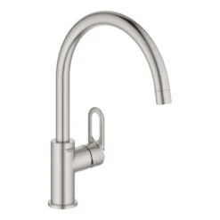 Grohe QuickFix Einhand-Spültischarmatur Start Loop Supersteel -KüchenTraum 4005176478628 4520 4