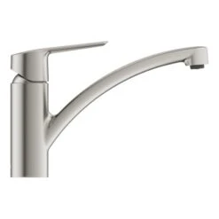 Grohe QuickFix Spültischarmatur Start Supersteel Mit Niedrigem Auslauf -KüchenTraum 4005176635830 32441DC2 2