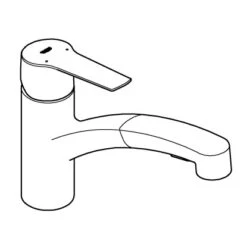 Grohe QuickFix Einhand-Spültischbatterie Start Schwarz 13 Grohe QuickFix Einhand-Spültischbatterie Start Schwarz -KüchenTraum 4005176782305 4520 AI 01