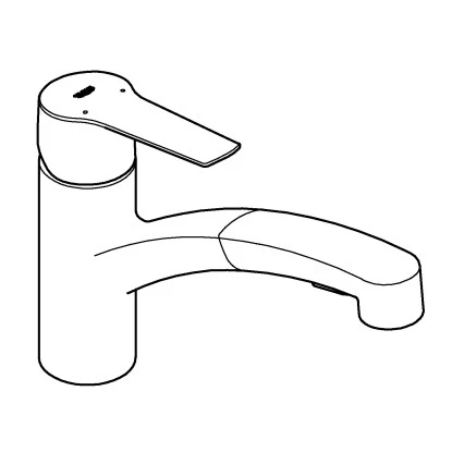 Grohe QuickFix Einhand-Spültischbatterie Start Schwarz 6 Grohe QuickFix Einhand-Spültischbatterie Start Schwarz – Bild 4