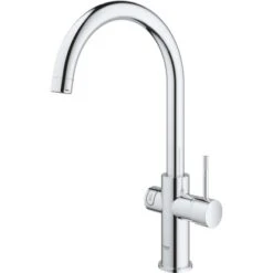 Grohe Küchenarmatur Und Boiler Red Duo Größe-L Chrom -KüchenTraum 4005176989209 4520 3