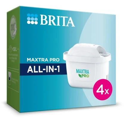 Brita Wasserfilter-Kartusche Maxtra Pro All-in-1 4er Pack 3 Brita Wasserfilter-Kartusche Maxtra Pro All-in-1 4er Pack