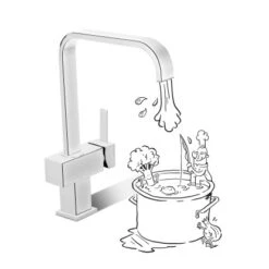 Baliv Küchenarmatur KI-1290 Verchromt -KüchenTraum 4007873953323 S03 300818