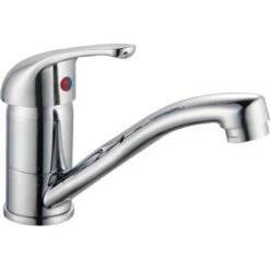 Einhebel-Küchenarmatur Secchia Chrom