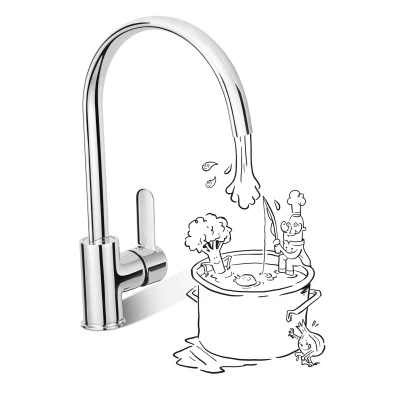 Baliv Küchenarmatur KI-1350 Chrom 5 Baliv Küchenarmatur KI-1350 Chrom – Bild 3