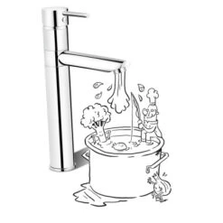 Baliv Küchenarmatur KI-1440 Verchromt -KüchenTraum 4007874116796 S03 080319