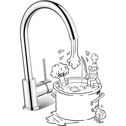 Baliv Küchenarmatur KI-1030 Chrom 6 Baliv Küchenarmatur KI-1030 Chrom – Bild 4