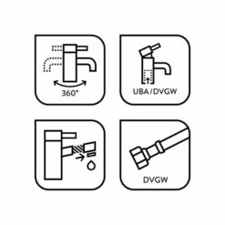 Baliv Küchenarmatur KI-1320 Chrom -KüchenTraum 4007874206503 50