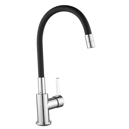 Baliv Küchenarmatur KI-1820 Chrom-Schwarz 4 Baliv Küchenarmatur KI-1820 Chrom-Schwarz – Bild 2