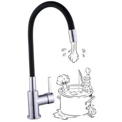 Baliv Küchenarmatur KI-1820 Chrom-Schwarz 11 Baliv Küchenarmatur KI-1820 Chrom-Schwarz -KüchenTraum 4007874206794 30