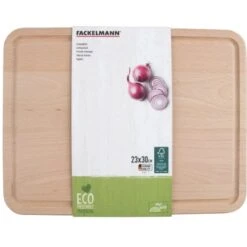 Fackelmann Schneidbrett Fair 30 Cm X 23 Cm Buche -KüchenTraum 4008033311212 3254 03