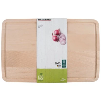 Fackelmann Schneidbrett Fair 40 Cm X 26 Cm Buche 5 Fackelmann Schneidbrett Fair 40 Cm X 26 Cm Buche – Bild 3