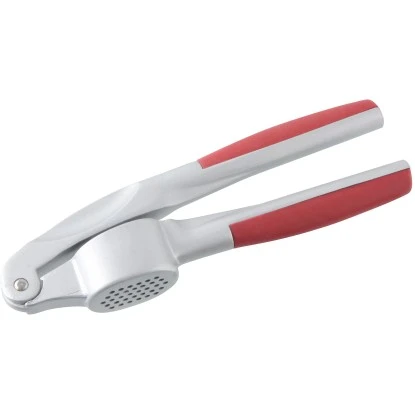 Fackelmann Knoblauchpresse 16,5 Cm Silber-Rot 3 Fackelmann Knoblauchpresse 16,5 Cm Silber-Rot
