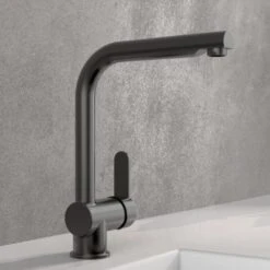 Schütte Spültischarmatur Mit Herausziehbarem Auslauf London Graphit Matt -KüchenTraum 4008431000794 2759 12