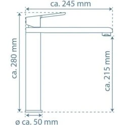 Schütte Spültischarmatur Vita Schwarz Matt -KüchenTraum 4008431338583 2759 20
