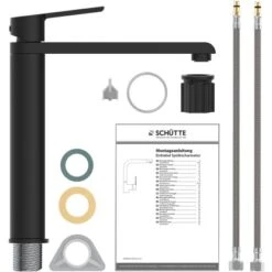 Schütte Spültischarmatur Vita Schwarz Matt -KüchenTraum 4008431338583 2759 4