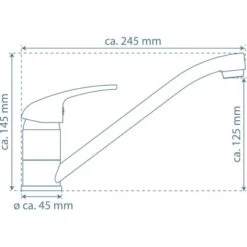 Küchenarmatur Athos Plus Chrom -KüchenTraum 4008431415000 2759 99