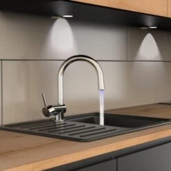 Schütte LED-Spültischarmatur Stella Chrom -KüchenTraum 4008431790558 2759 4