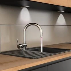 Schütte LED-Spültischarmatur Stella Chrom -KüchenTraum 4008431790558 2759 5