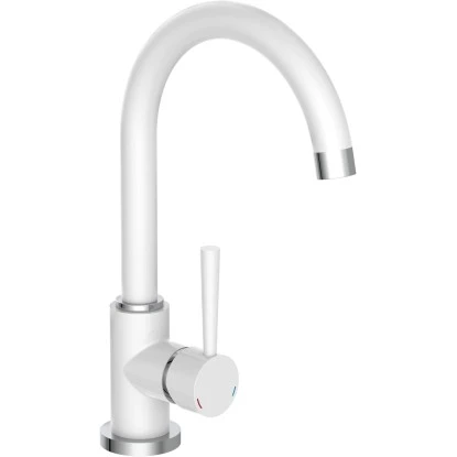 Schütte Spültischarmatur Cornwall Weiß-Chrom 6 Schütte Spültischarmatur Cornwall Weiß-Chrom – Bild 4