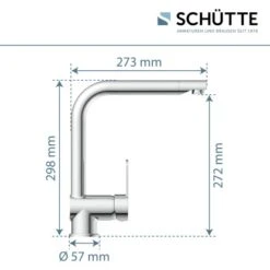 Schütte Küchenarmatur Rio Chrom -KüchenTraum 4008431798165 2759 6