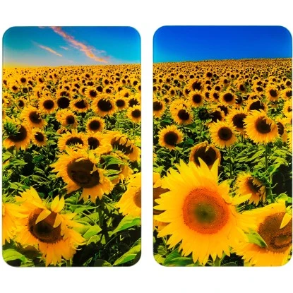 Wenko Herdabdeckplatten Universal Sonnenblumenfeld 2er Set Mehrfarbig 3 Wenko Herdabdeckplatten Universal Sonnenblumenfeld 2er Set Mehrfarbig
