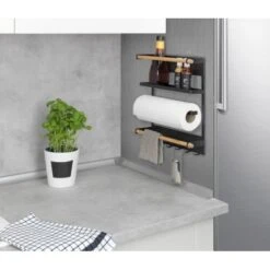 Wenko Küchenregal Magna Schwarz -KüchenTraum 4008838351895 1068 08