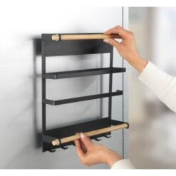 Wenko Küchenregal Magna Schwarz -KüchenTraum 4008838351895 1068 10