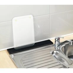 Wenko Abtropfmatte Slim 42 Cm Schwarz -KüchenTraum 4008838363201 ambiente 02