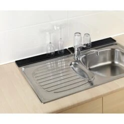 Wenko Abtropfmatte Slim 42 Cm Schwarz -KüchenTraum 4008838363201 ambiente 05