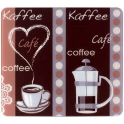 Wenko Multi-Platte Kaffeeduft Für Glaskeramik Kochfelder Mehrfarbig