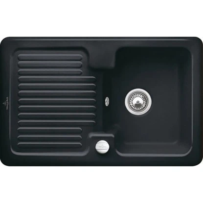 Villeroy & Boch Einbauspüle Condor 45 Ablaufg. Keramik Ebony CeramicPlus 3 Villeroy & Boch Einbauspüle Condor 45 Ablaufg. Keramik Ebony CeramicPlus