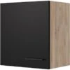 Flex-Well Exclusiv Oberschrank Capri 50 Cm X 55 Cm Schwarz Matt-Endgrain Oak 1 Flex-Well Exclusiv Oberschrank Capri 50 Cm X 55 Cm Schwarz Matt-Endgrain Oak -KüchenTraum 4047584070162 4051 S 03