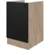 Flex-Well Exclusiv Spülenunterschrank Capri 50 Cm Schwarz Matt-Endgrain Oak 1 Flex-Well Exclusiv Spülenunterschrank Capri 50 Cm Schwarz Matt-Endgrain Oak -KüchenTraum 4047584070223 4051 S 03