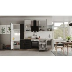 Flex-Well Exclusiv Küchenzeile Capri 310 Cm Schwarz Matt-Endgrain Oak -KüchenTraum 4047584070483 4051 AB 02