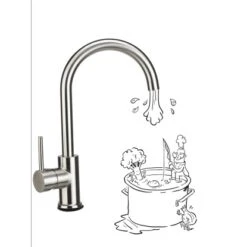 Baliv Küchenarmatur KI-1832 Edelstahl -KüchenTraum 4048122122268 S03 241120 L