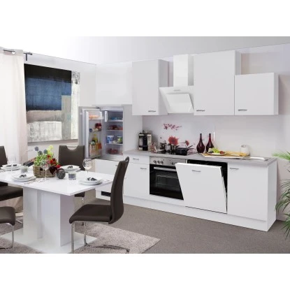 Flex-Well Classic Küchenzeile Wito 280 Cm Weiß 3 Flex-Well Classic Küchenzeile Wito 280 Cm Weiß