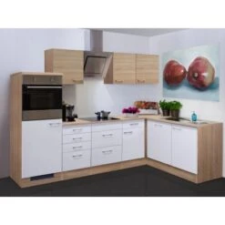 Flex-Well Classic Winkelküche Florida 280x170 Cm Weiß-Sonoma Eiche Nachbildung 17 Flex-Well Classic Winkelküche Florida 280x170 Cm Weiß-Sonoma Eiche Nachbildung -KüchenTraum 4051 g 999 2813 015 samoa