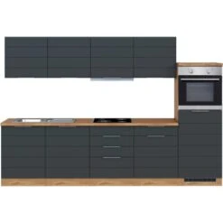 Held Möbel Küchenzeile 300 Cm Matt Grau-Wotaneiche 16 Held Möbel Küchenzeile 300 Cm Matt Grau-Wotaneiche -KüchenTraum 40 11016600 1017.6293 1a 2